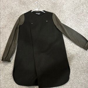 Vince Green Cape with Minimalist Design